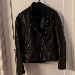 Women's Black Leather Jacket